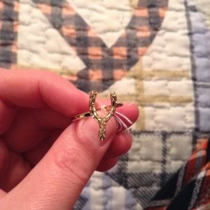 New Coach Wishbone ring size 7